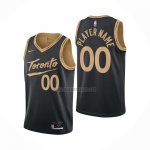 Camiseta Toronto Raptors Personalizada Ciudad 2020-21 Negro (2)